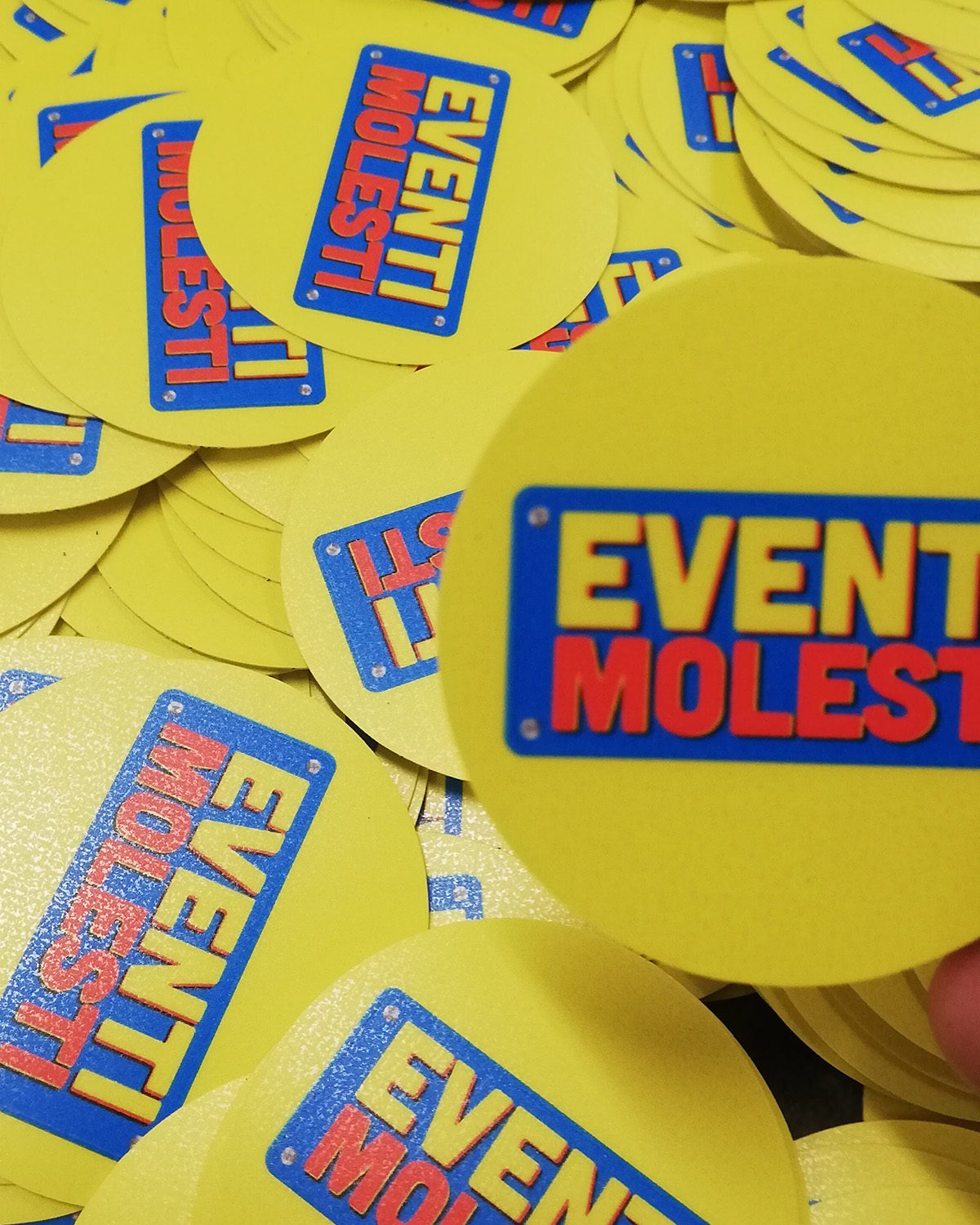 Adesivi tondi per eventi
